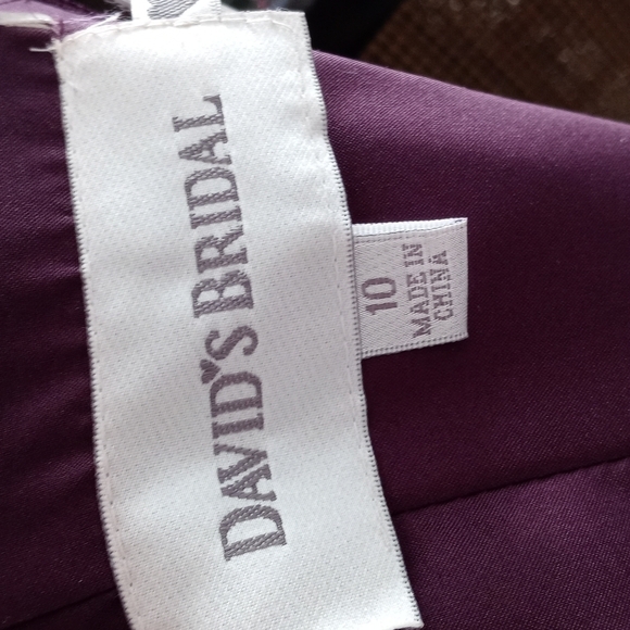 David's Bridal formal mini dress Lacey size 10 - Picture 4 of 5